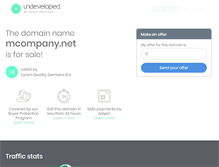 Tablet Screenshot of mcompany.net